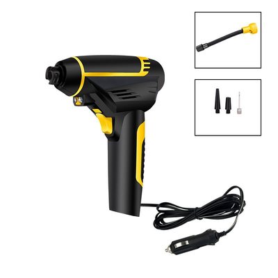 Compresseur d'Air Intelligent 120W LED - Arrêt Auto 4 Unités Portable LuxDrive