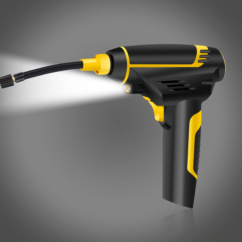 Compresseur d'Air Intelligent 120W LED - Arrêt Auto 4 Unités Portable LuxDrive