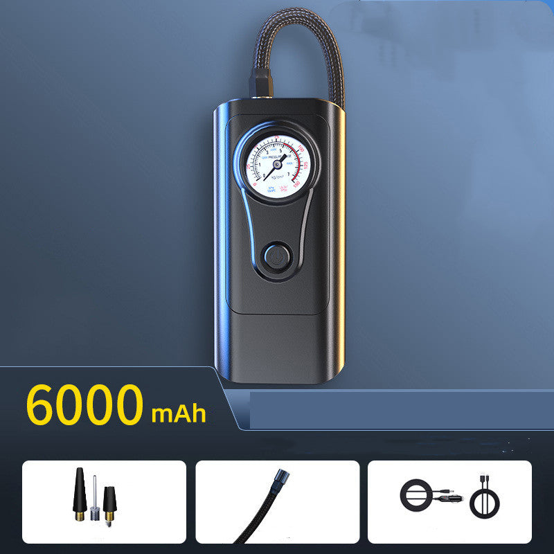 Compresseur d'Air Portable 4-en-1 avec Chargeur Sans Fil - Affichage Digital LED LuxDrive