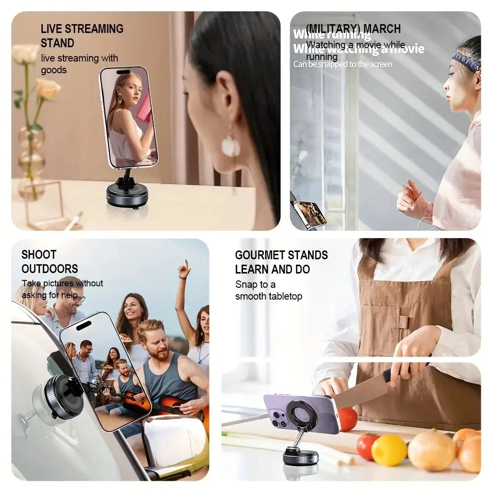 Support Téléphone Magnétique Voiture – Pliable 360° Multi-Surfaces XO