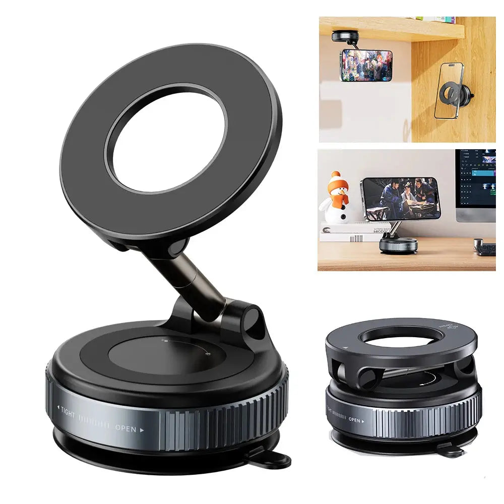 Support Téléphone Magnétique Voiture – Pliable 360° Multi-Surfaces XO