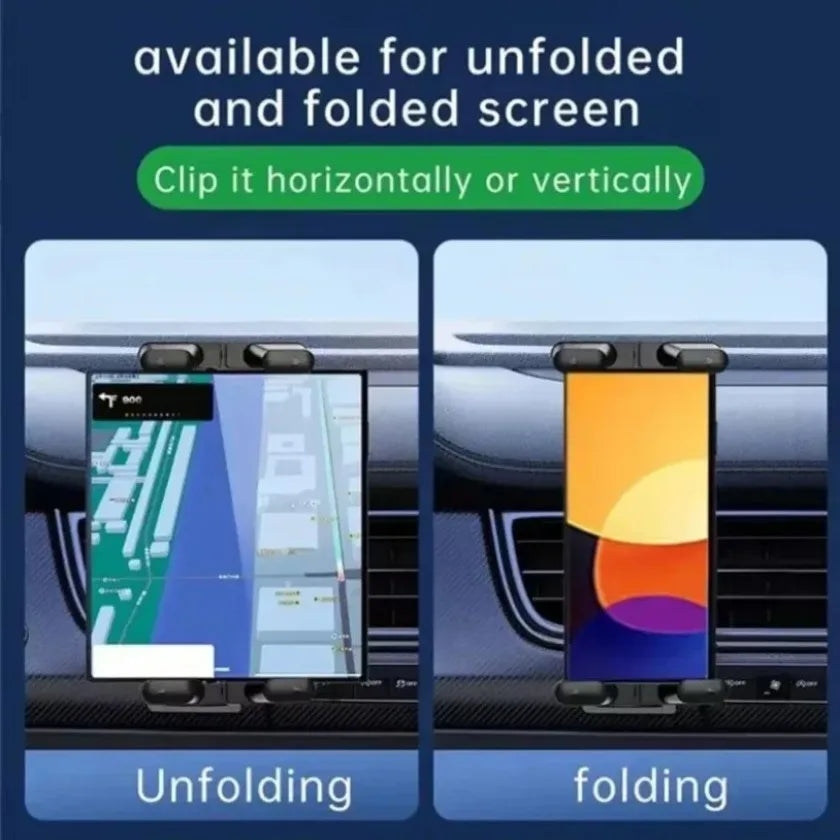 Support Tablette & Téléphone Voiture – Fixation Aération – Écran 7” à 12,9” (Enfants & Passagers)