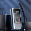Compresseur d'Air Portable 4-en-1 avec Chargeur Sans Fil - Affichage Digital LED LuxDrive